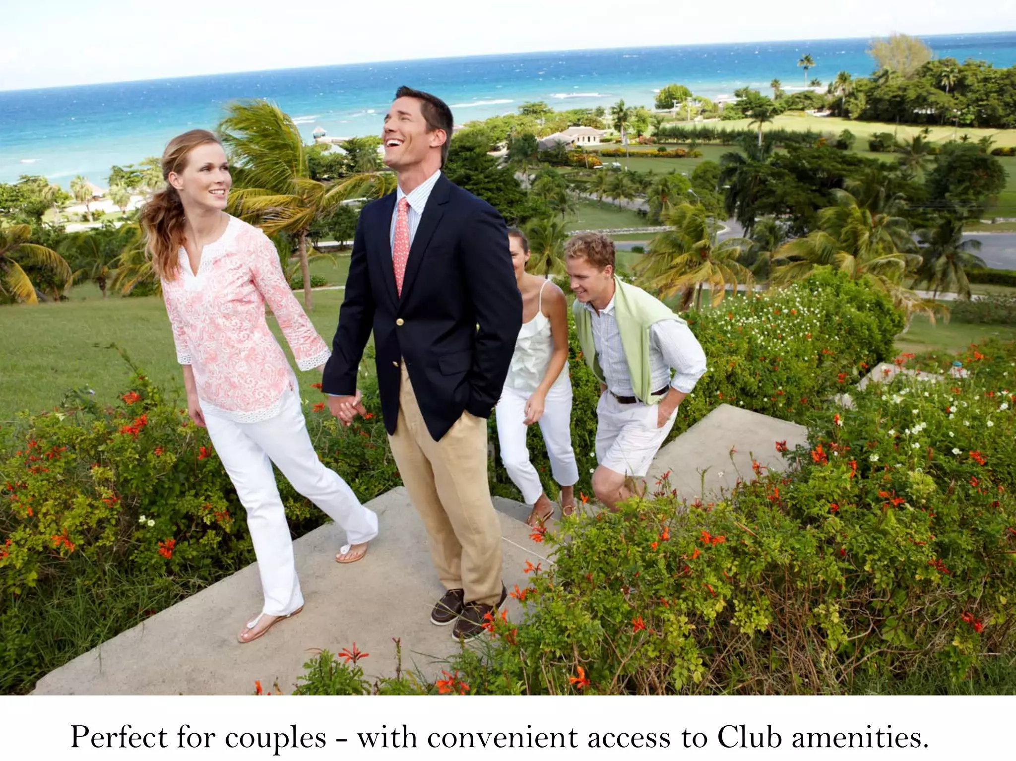 Perfect for couples - with convenient access to Club amenities.
 