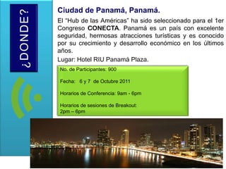 Para hacer contactos con otras empresas y expertos en el tema.