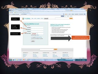 NombreE-mail  personalContraseñaDILIGENCIAR LOS DATOS DE INSCIPCIÓN