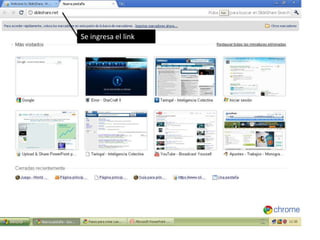 Se ingresa el link