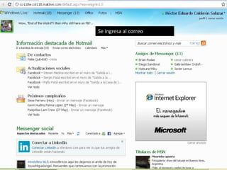 Se ingresa al correo