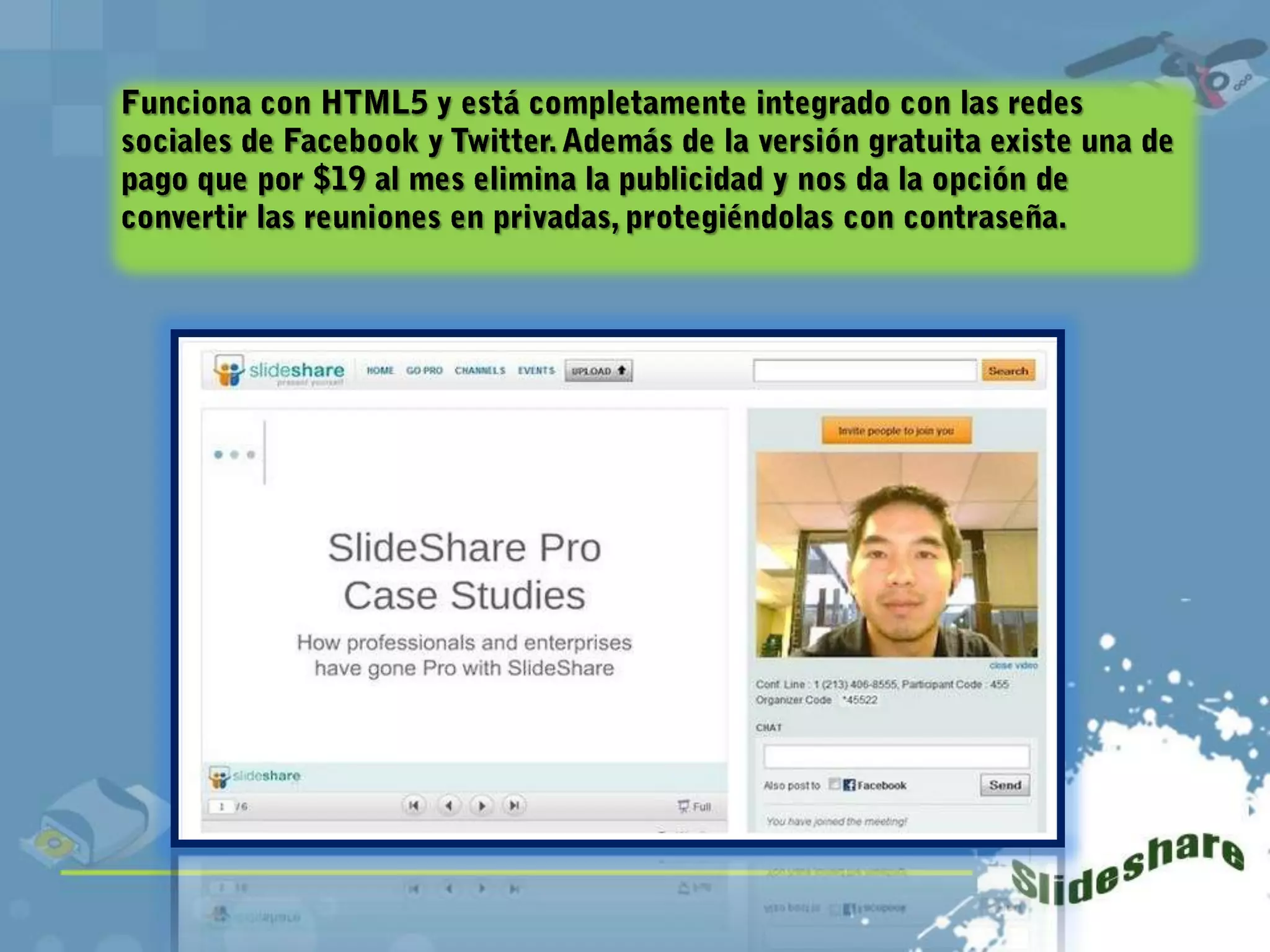 OTRAS OPCIONES DE SLIDESHARE