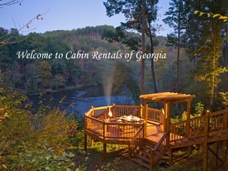 Welcome to Cabin Rentals of Georgia 