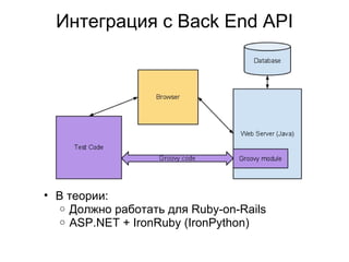 Большие объёмы поддержки Решения проблемы: общий фреймворк: исправления одних людей могут ре-использоваться другими исправления происходят в одном месте эффективный фреймворк для минимизации дублирования кода максимально частые запуски тестов 