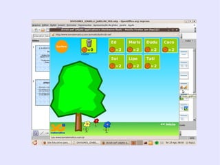 AS LARANJAS QUE FICAM NA  ÁRVORE  SÃO DISTRIBUIDAS  PARA  AS PESSOAS  
