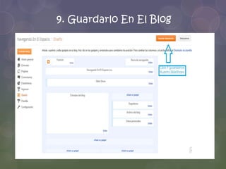 9. Guardarlo En El Blog
 