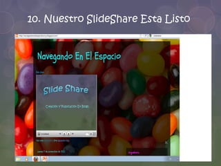 10. Nuestro SlideShare Esta Listo
 