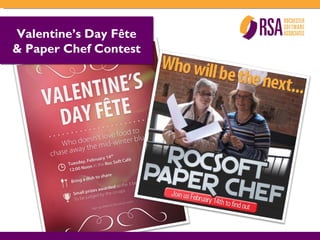 Valentine’s Day F ê te & Paper Chef Contest 