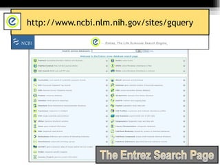 PUBMED: Searching and Search Features | PPT