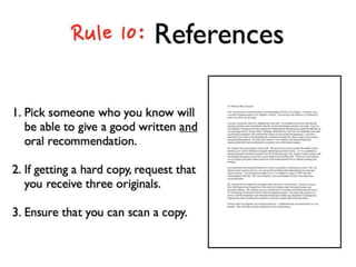 Cover Letters, Résumés, and Everything Else