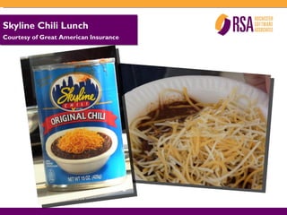 Skyline Chili Lunch
Courtesy of Great American Insurance
 
