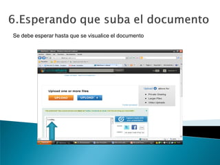 Se debe esperar hasta que se visualice el documento
 