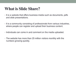 Slide share | PPTX