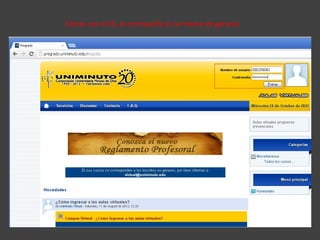 Entras con el ID, la contraseña es la misma de génesis