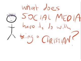 What does social media have to
  do with being a Christian?
        Summer Camp 2012
 