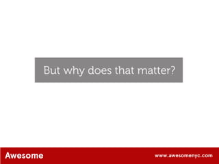 AwesomeNYC.com Design: The New Competitive Edge