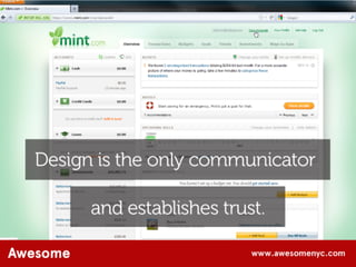 AwesomeNYC.com Design: The New Competitive Edge
