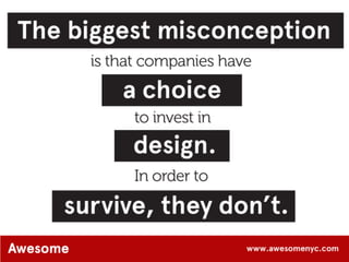 AwesomeNYC.com Design: The New Competitive Edge