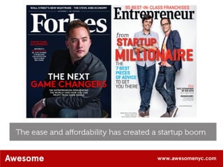 AwesomeNYC.com Design: The New Competitive Edge