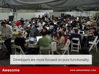 AwesomeNYC.com Design: The New Competitive Edge