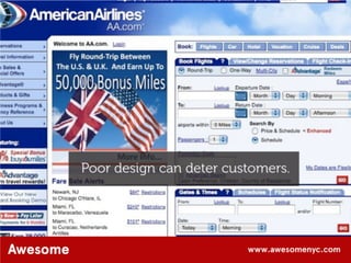 AwesomeNYC.com Design: The New Competitive Edge