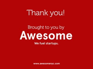 AwesomeNYC.com Design: The New Competitive Edge