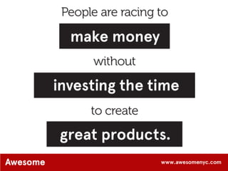 AwesomeNYC.com Design: The New Competitive Edge