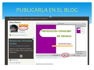 PUBLICARLA EN EL BLOG
 