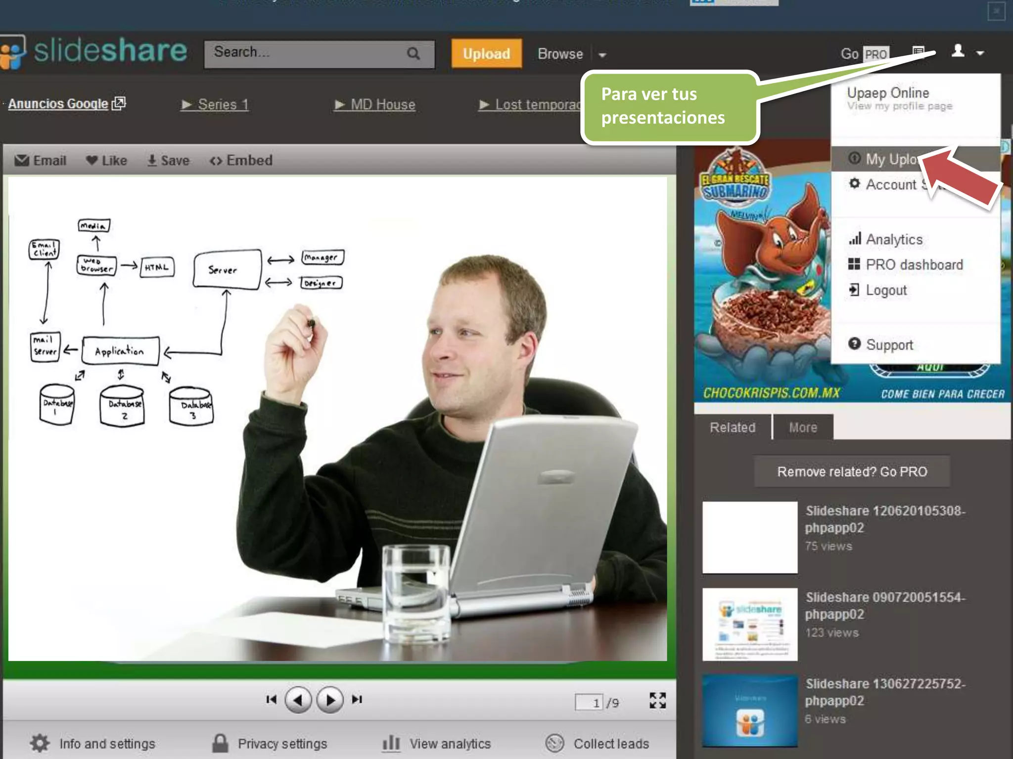 Para ver tus
presentaciones

 