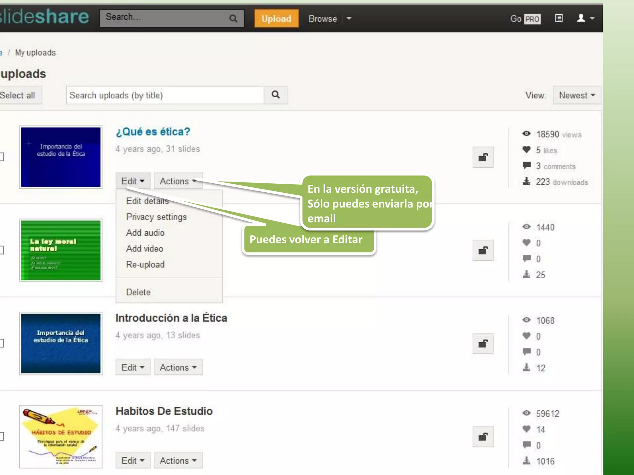 En la versión gratuita,
Sólo puedes enviarla por
email
Puedes volver a Editar

 