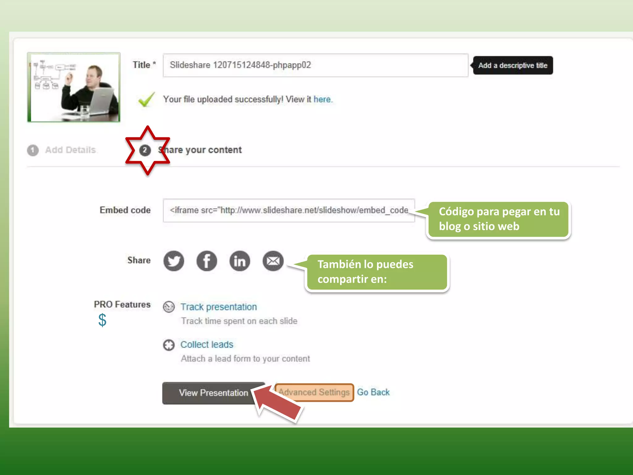 Código para pegar en tu
blog o sitio web
También lo puedes
compartir en:

$

 