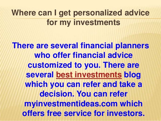 Best investment options for salaried person