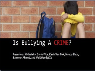 Advocacy: Anti-bullying