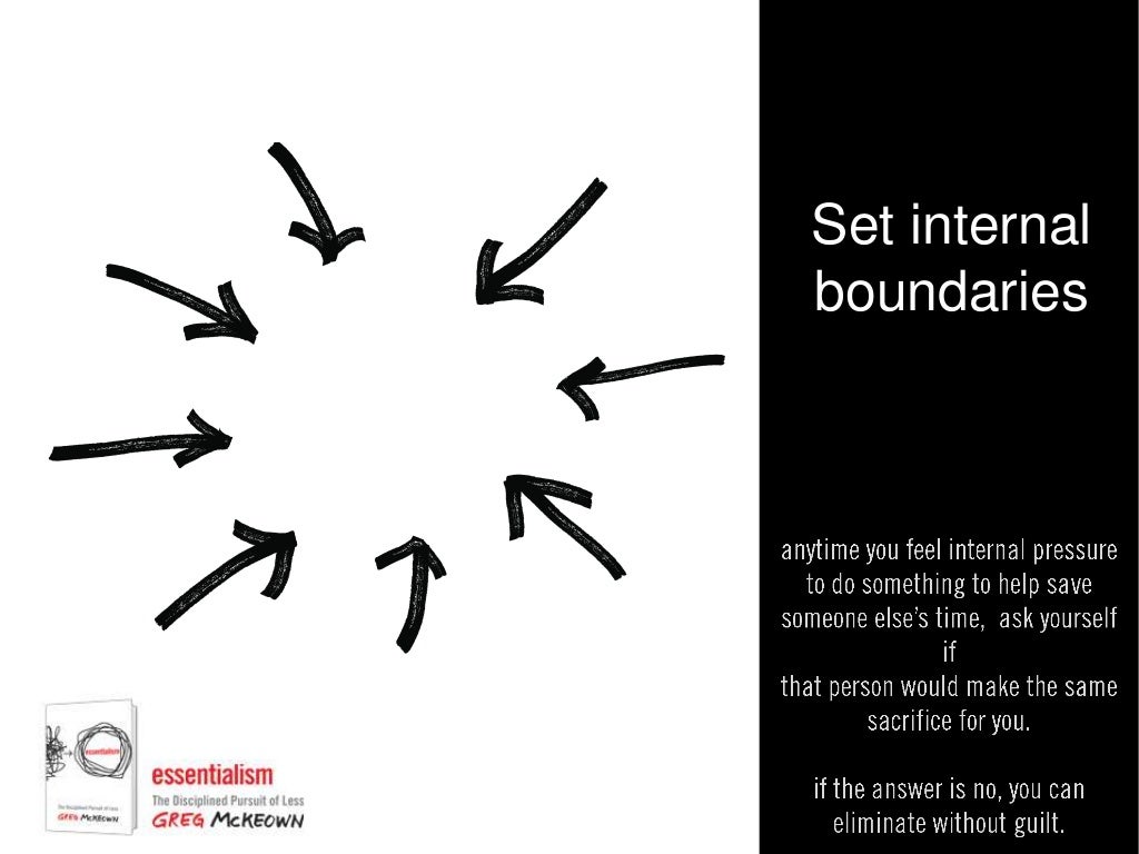 Set internal boundaries