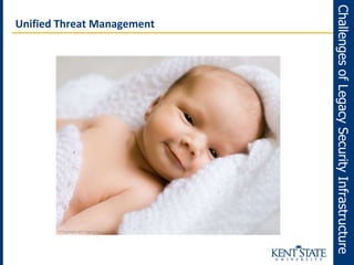 Unified Threat Management
ChallengesofLegacySecurityInfrastructure
 