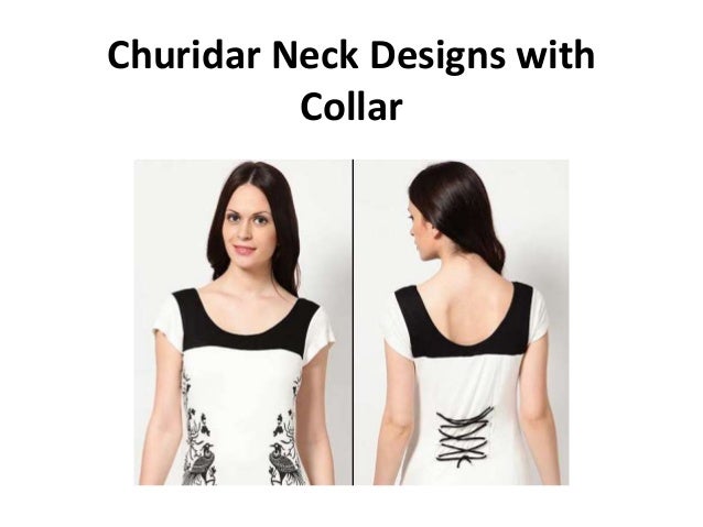 churidar collar neck stitching