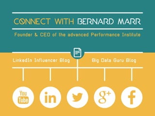 CONNECT WITH BERNARD MARR 
 