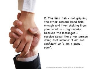 6 Ways Not To Shake Hands (By Bernard Marr. Redesigned by Ethos3.)