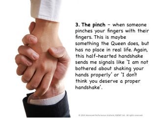 6 Ways Not To Shake Hands (By Bernard Marr. Redesigned by Ethos3.)