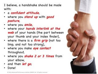 6 Ways Not To Shake Hands (By Bernard Marr. Redesigned by Ethos3.)