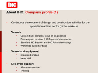 Royal IHC corporate presentation | PPT