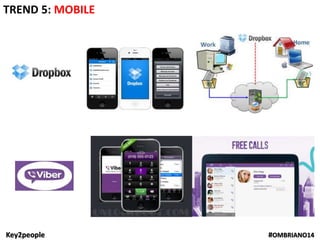 Key2people #OMBRIANO14
TREND 5: MOBILE
 