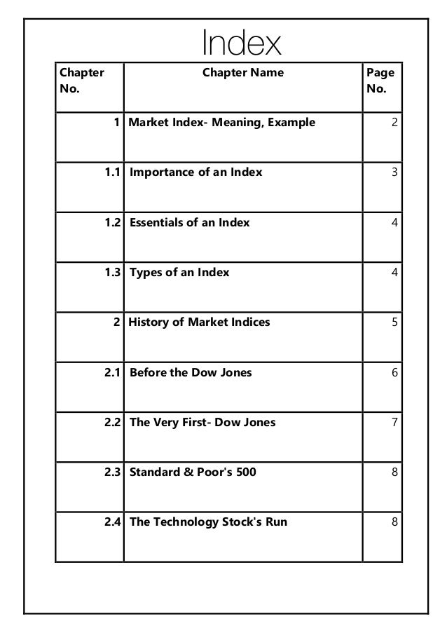 stock market indicators meaning
