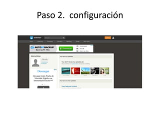 Paso 2. configuración