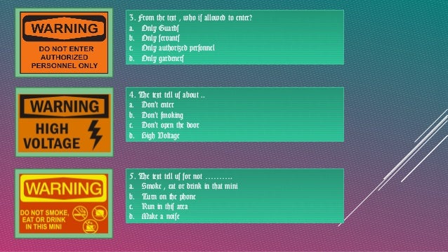 Bahan Ajar Bahasa Inggris Smp Caution And Advertisement