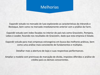 Avaliação FCD
Receita
Custo
Giro
Depreciação
Capex
Imposto
Dívida
WACC
Beta
DCF
Sumário
 