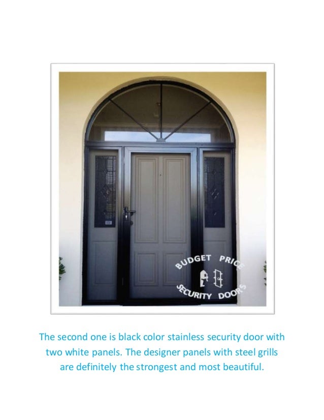 Top Five Stainless Steel Security Doors Designs