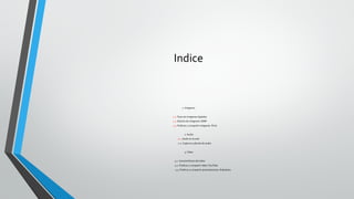Indice
1. Imágenes
1.1.Tipos de imágenes digitales
1.2. Edición de imágenes: GIMP
1.3. Publicar y compartir imágenes: Flickr
2. Audio
2.1. Audio en la web
2.2. Captura y edición de audio
3.Vídeo
3.1. Características del vídeo
3.2. Publicar y compartir vídeo:YouTube
3.3. Publicar y compartir presentaciones: Slideshare
 