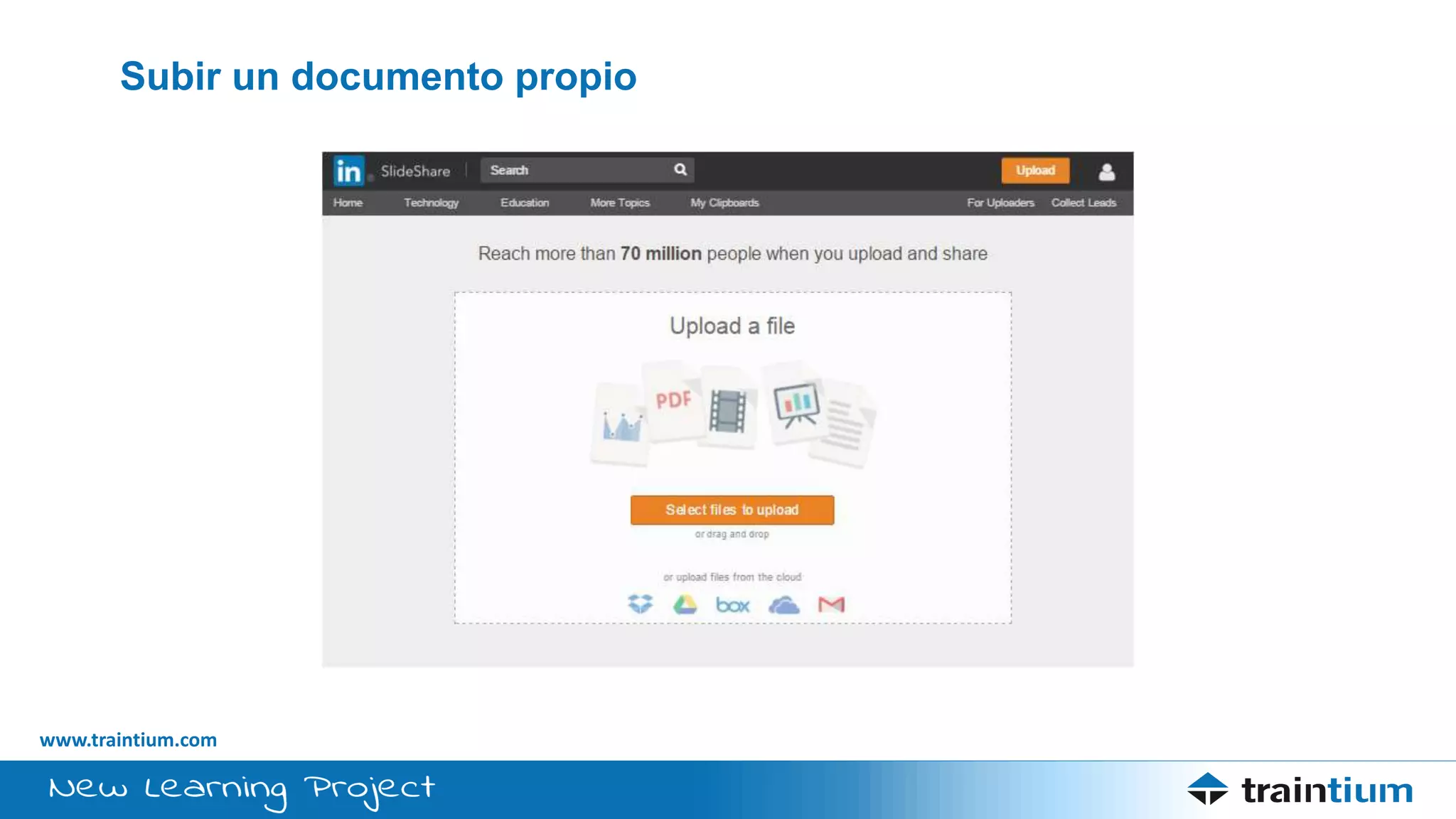 www.traintium.com
Subir un documento propio
 