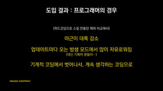 도입 결과 포스트 모템
 